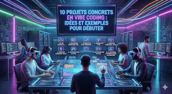 10 projets concrets en Vibe Coding : idées et exemples pour débuter