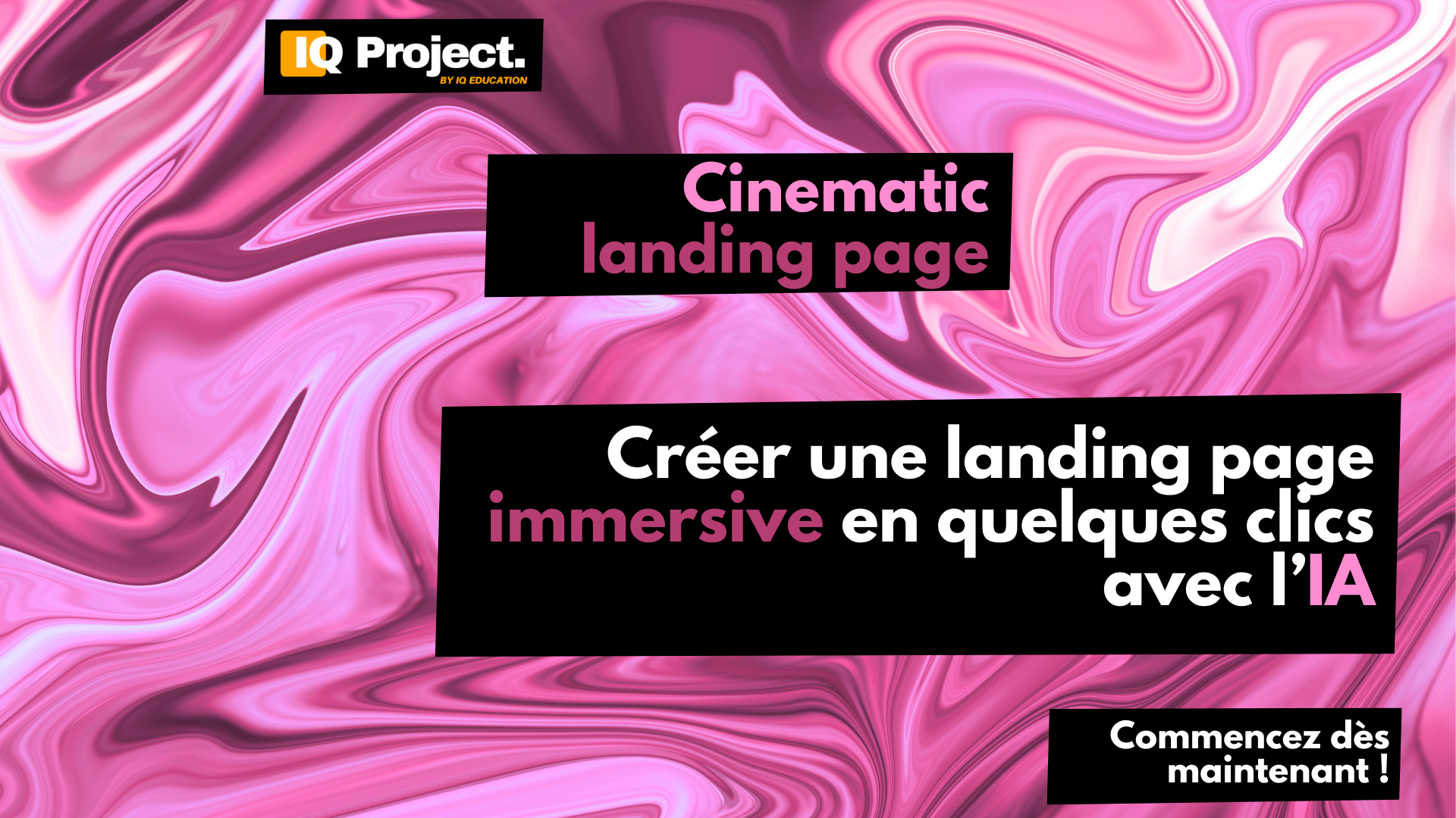 Cinematic Landing Page – Tutoriel Lovable